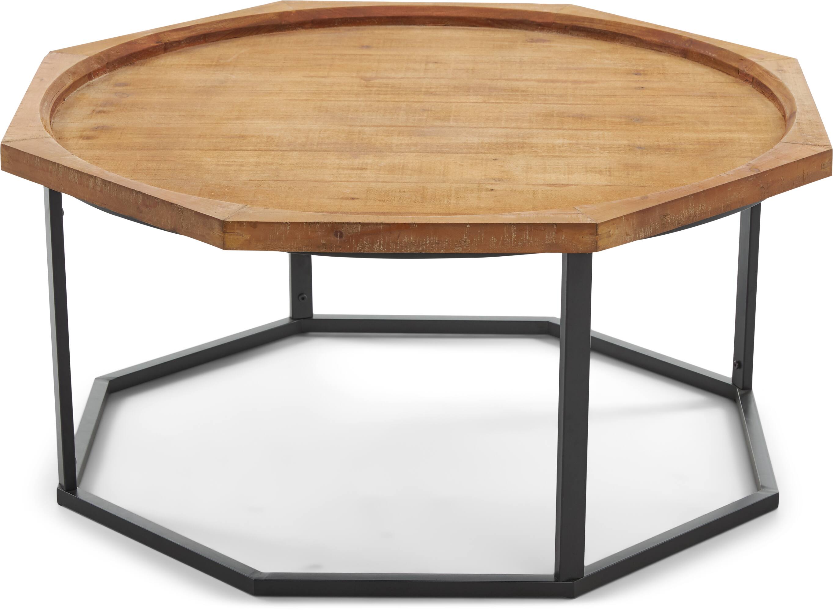 Alt View 4. Finch - Finch Grayson Coffee Table, Natural - Black & Natural.
