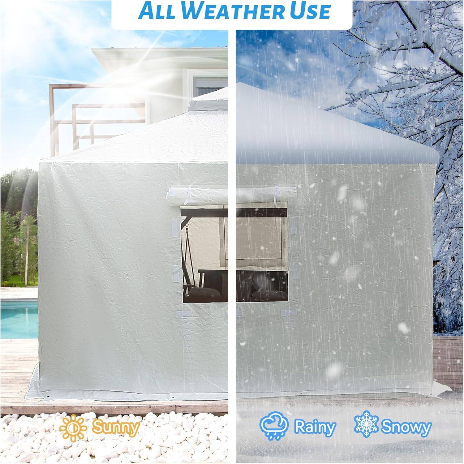 ALL WEATHER USE  
Sunny  
Rainy  
Snowy