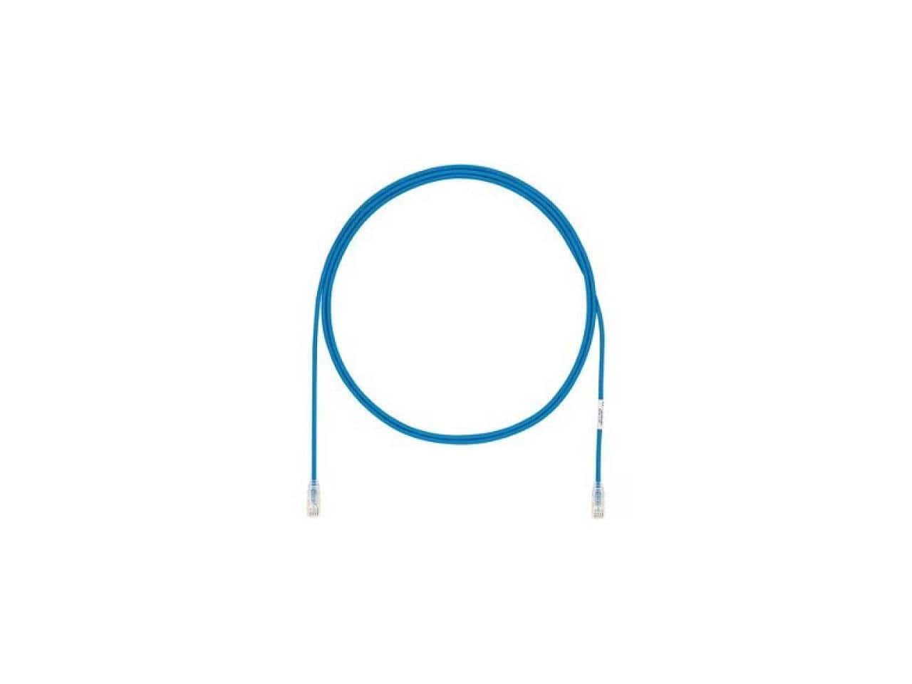 Photos - Ethernet Cable Panduit  UTP28X7BU 7 ft. Cat 6A Blue 28AWG UTP Patch Cord CM/LSZH UTP28X7BU 