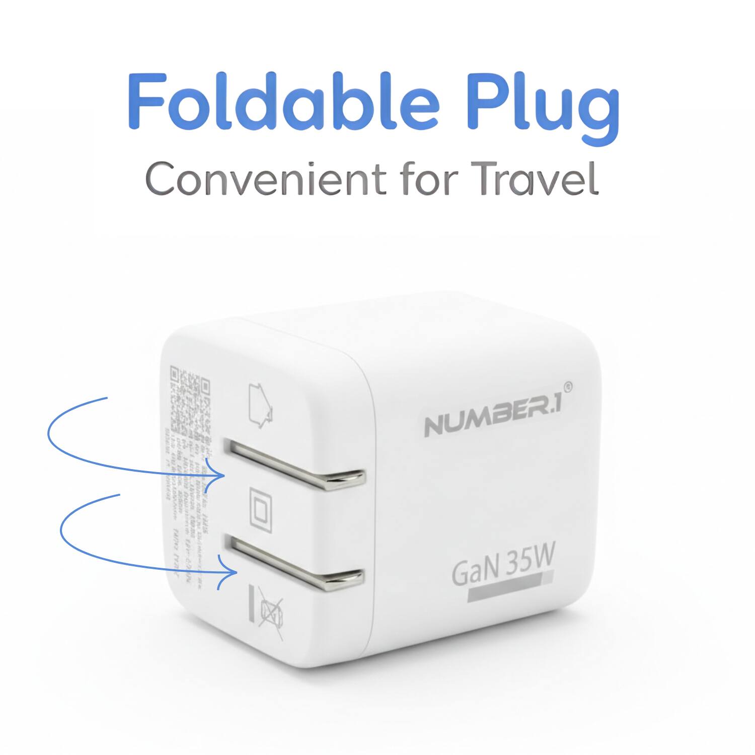 Foldable Plug Convenient for Travel

NUMBER.1 GaN 35W