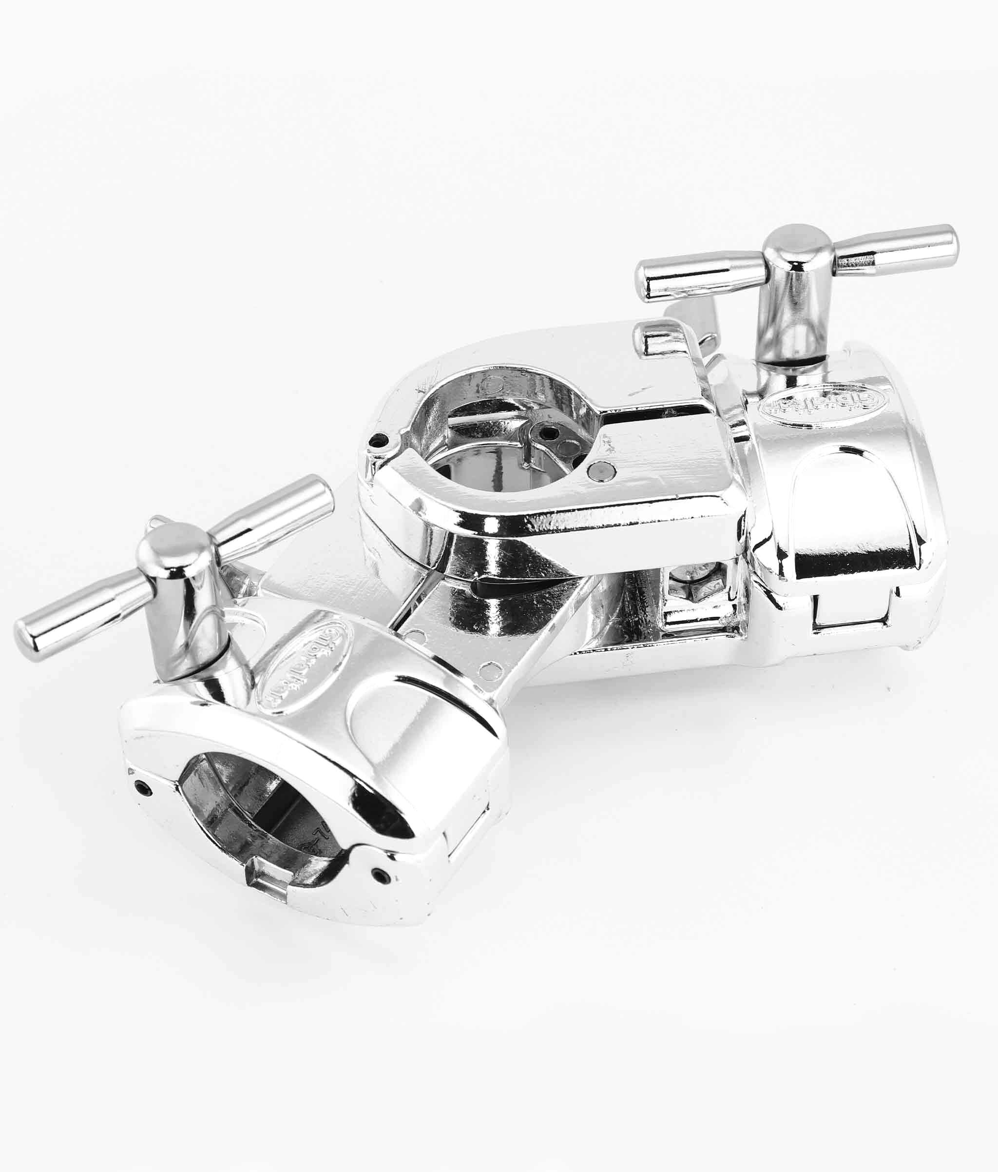 Angle. Gibraltar Hardware - Chrome Series Adjustable Right Angle Clamp, Heavy-Duty Drum Rack Connector with 90-Degree Pivot for Rack Assembly.