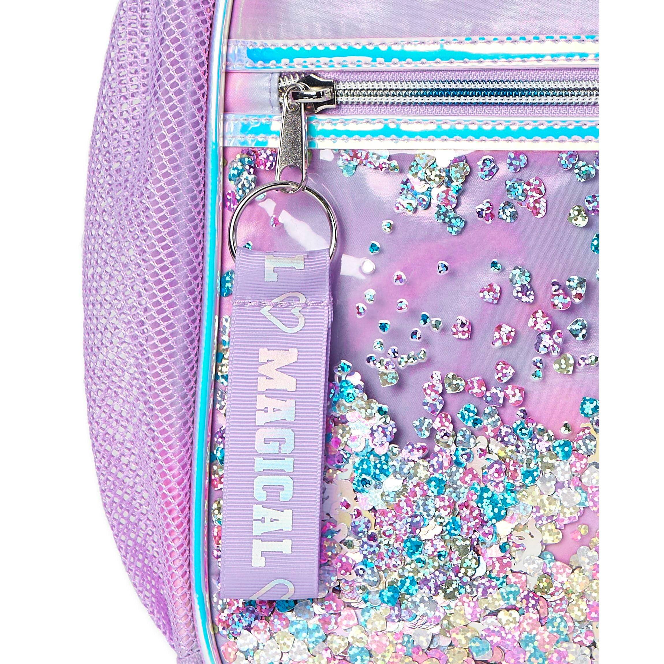 Back. Stamp n Camp - Kids' Elementary Backpack For And - Holographc Tie Dye-One Size.