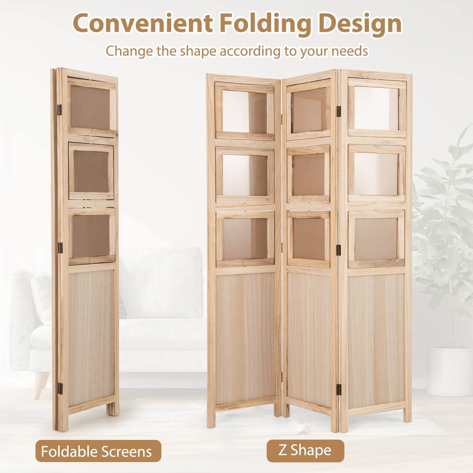 Convenient Folding Design  
Change the shape according to your needs  

Foldable Screens  
Z Shape