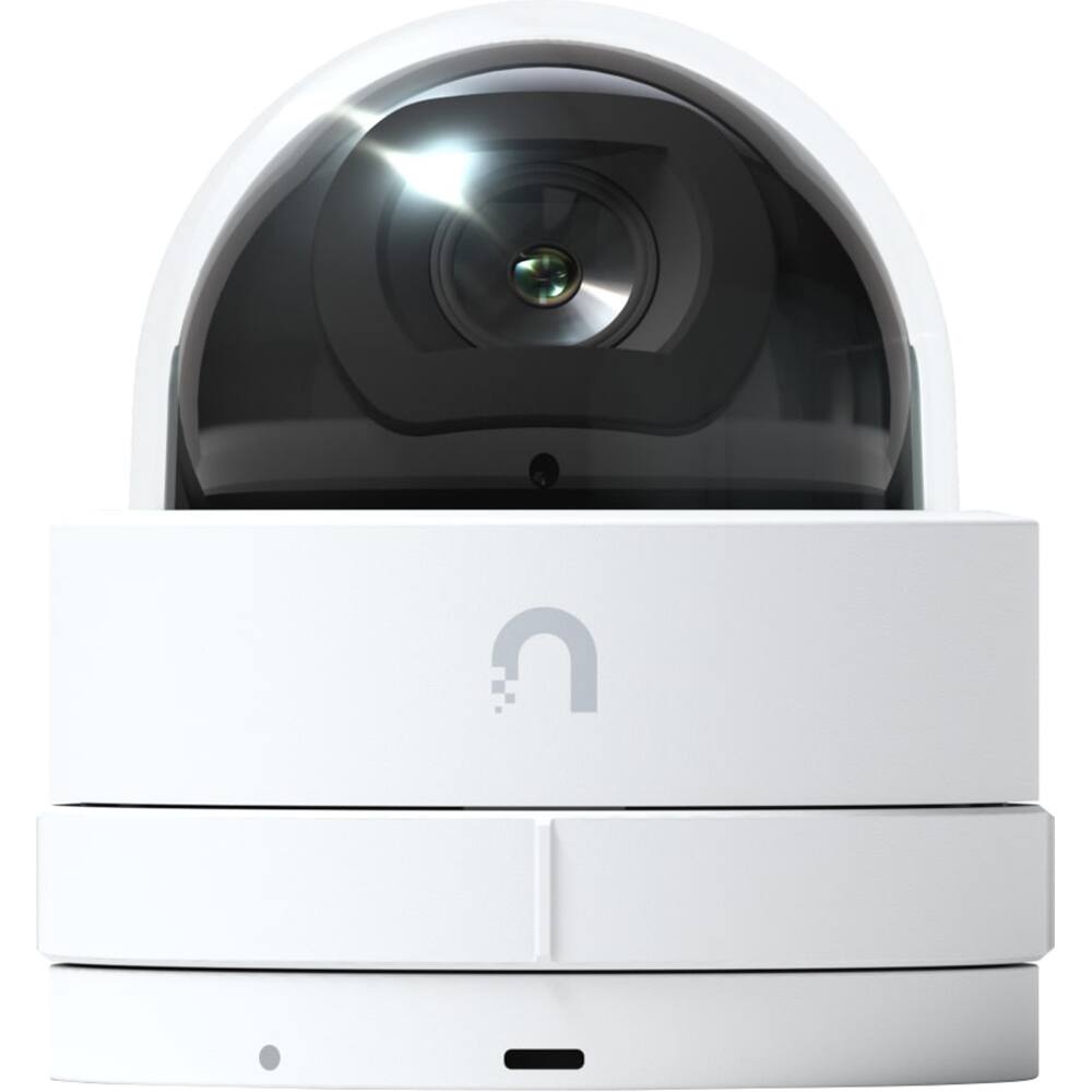 Front. Ubiquiti - G5 Ultra 4MP Indoor Network Dome Camera UVC-G5-Dome-Ultra - White.