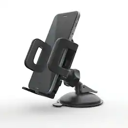 Bracketron - Suction Mount Phone Holder for Most Cell Phones - Black