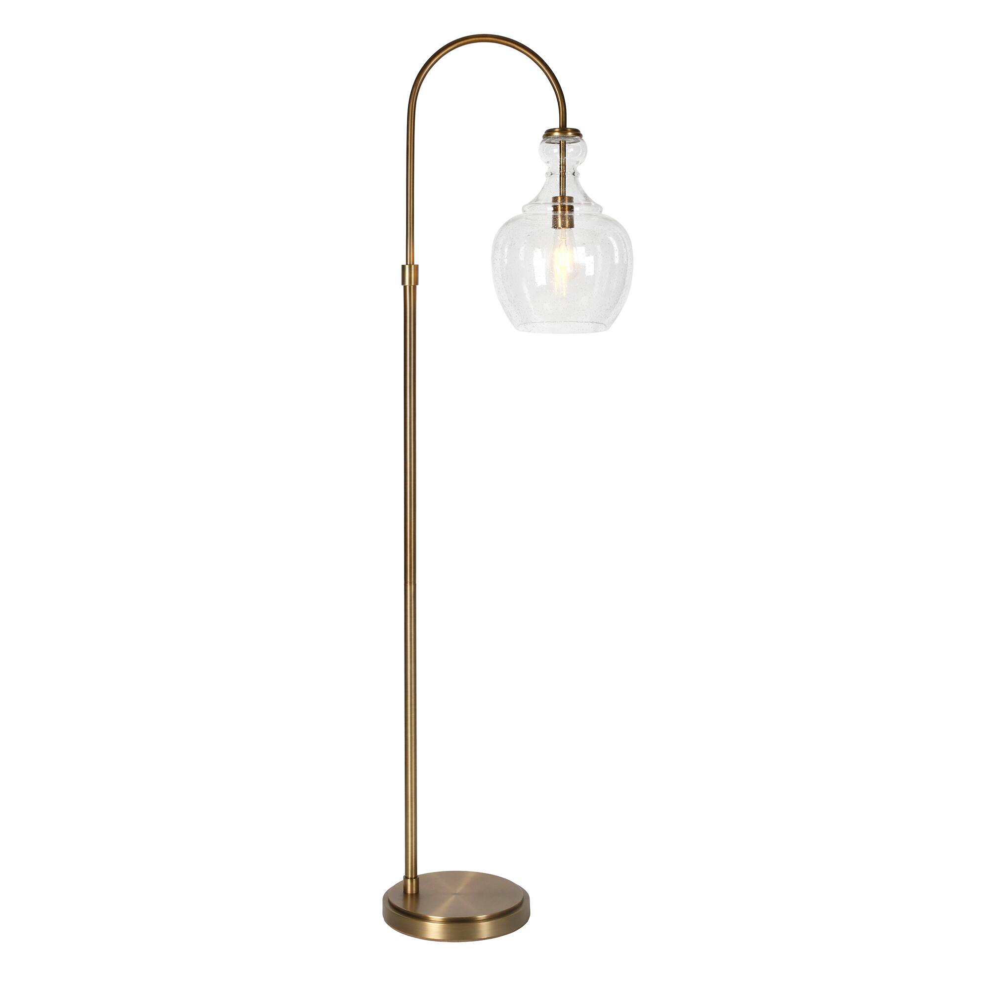 Alt View 19. Hudson&Canal - Verona Floor Lamp - Brass.