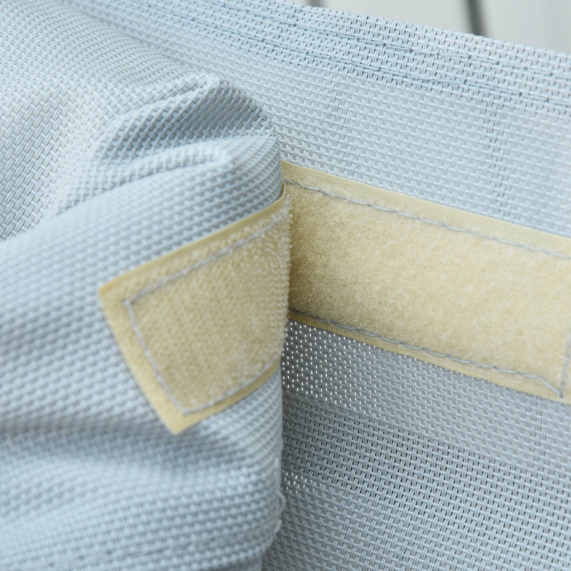 Alt View 5. Outsunny - Zero Gravity Rocking Chair Outdoor Chaise Lounge Chair Recliner Rocker with Detachable Pillow - Gray.