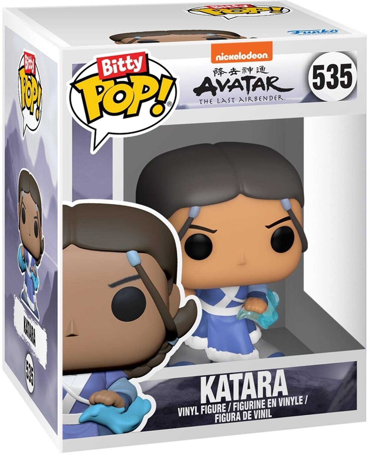 HrL Op 1O Fali nickelodeon  Bitty  AVATAR 535  POP! THE LAST AIRBENDER. KATARA EN VINYLE/ VINYL FIGURE I FIGURINE FIGURA DE VINIL