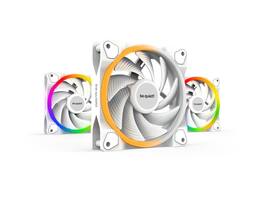 be quiet! - Light Wings 120mm PWM Triple Pack High Speed Premium ARGB Low Noise Cooling Fan | 4-Pin | BL101 - White