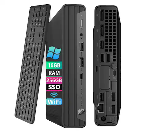 16GB RAM
256GB SSD
WiFi 6
ELITEDESK