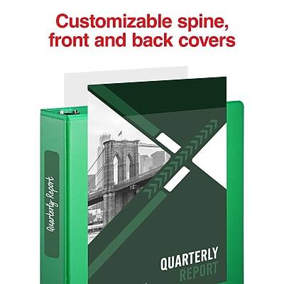 Customizable spine, front and back covers

QUARTERLY REPORT