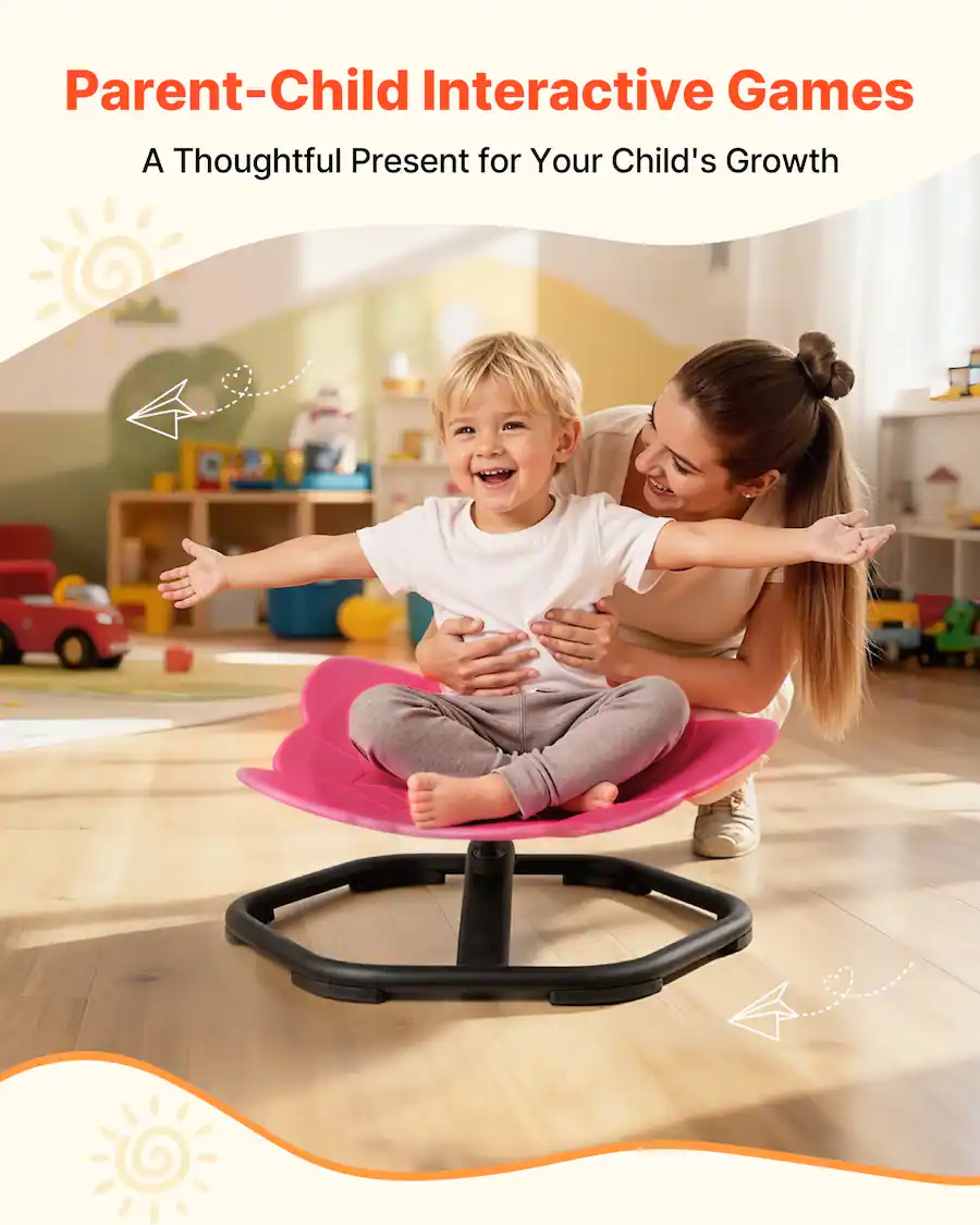 Chair Toy VEVOR Kids Swivel Chair, 220 lbs Capacity, Elephant Shape Sensory ...