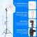 200cm / 33.26" - 79" / 84.5cm - 200cm
1. 33" Umbrella Reflector
- Made of high quality material. Used to reflect and spread light evenly.
2. 45W CFL light Bulb
- Energy-efficient high power lighting. Produces 200w of light with 5500K color temperature.
3. Light Holder
- Standard E26 light bulb socket with umbrella holder, it can be rotated 180° to find the optimum angle.
4. Adjustable Height
- Designed with quick single action locks, it can provide fast precision height adjustment.