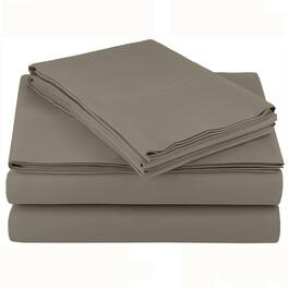 Kitcheniva - 4 Piece Bed Sheet Set Microfiber Comfort Ultra Soft Deep Pocket Sheets King - Taupe