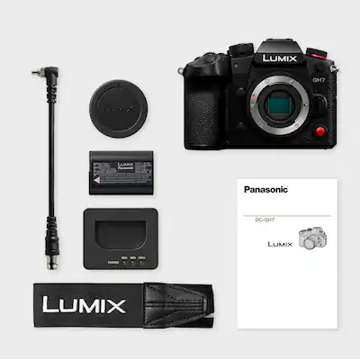 Panasonic LUMIX GH7 Micro 4/3 Mirrorless Camera Black DC-GH7BODY