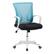 Angle. CorLiving - Workspace Mesh Back Office Chair - Teal and White.