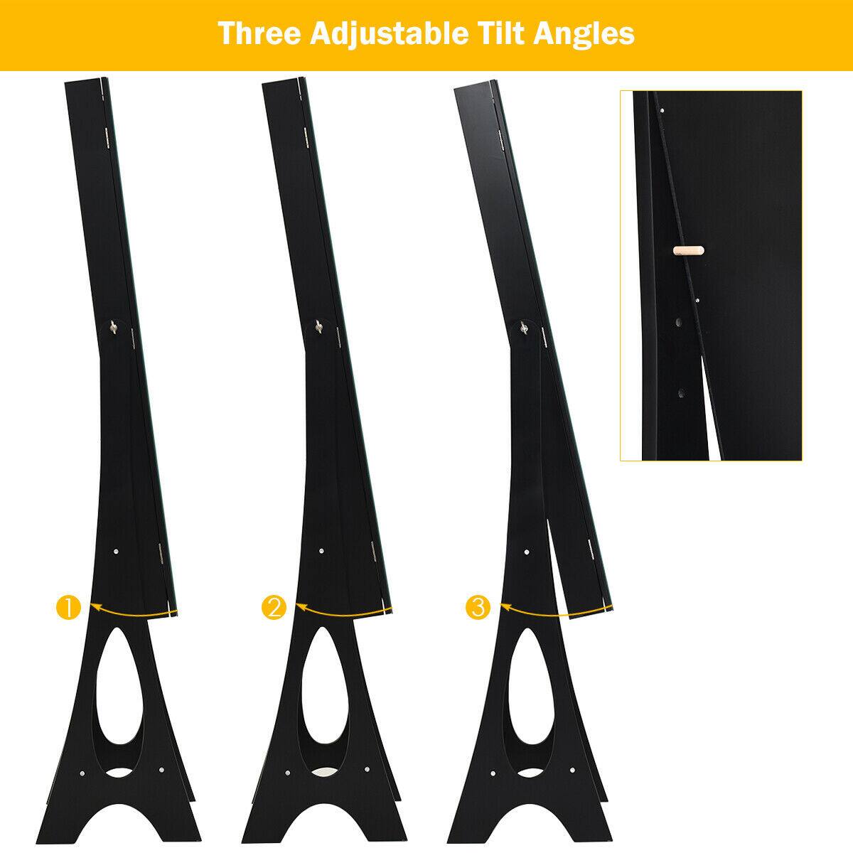 Three Adjustable Tilt Angles: 1 2 3