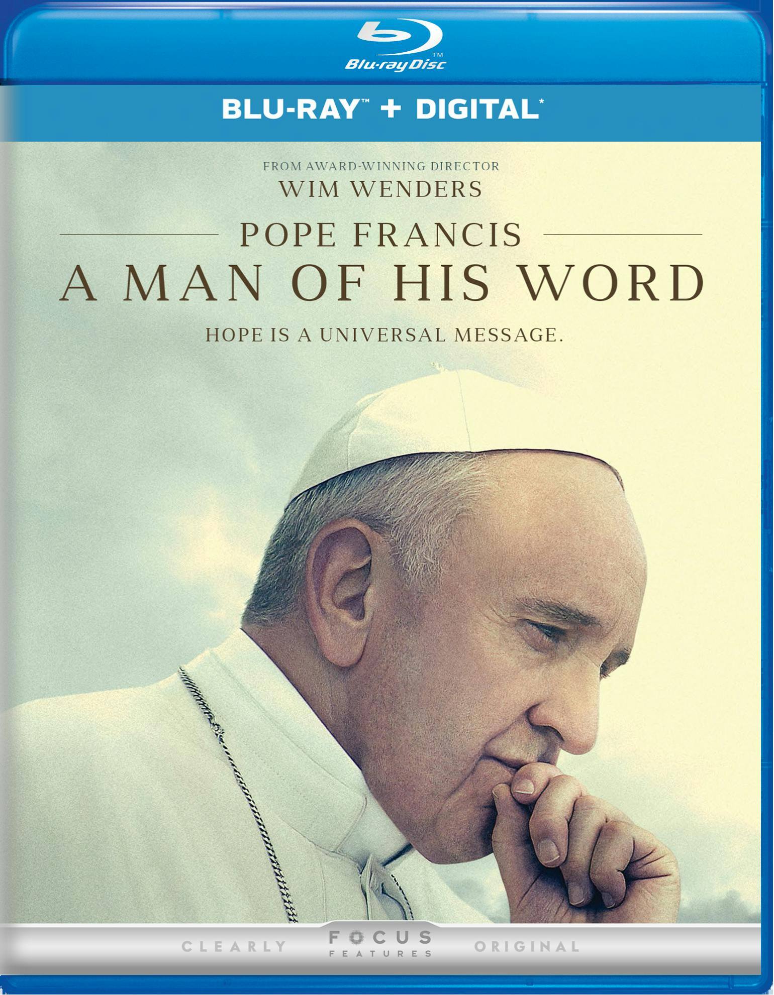Front. Pope Francis - A Man of His Word (Blu-ray + Digital HD) [Blu-ray].