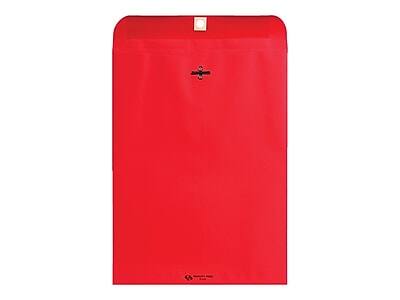 Alt View 1. Quality Park - Clasp & Moistenable Catalog Envelopes, 9" x 12", 10/Pack (QUA38734) - Red.