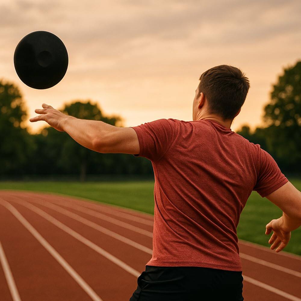 Alt View 5. Amber Sporting Goods - Amber Fight Gear Rubber Discus Durable Training Discus for Beginners, Floor-Safe, 2.25kg - Multicolor.