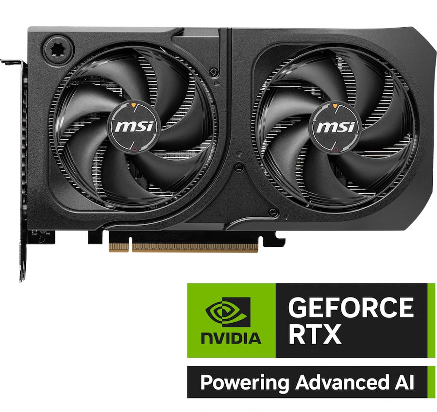 MSI NVIDIA GeForce RTX 5060 Ti 16G SHADOW 2X OC PLUS 16GB GDDR7 MSI NVIDIA GeForce RTX 5060 Ti 16G SHADOW 2X OC PLUS 16GB GDDR7