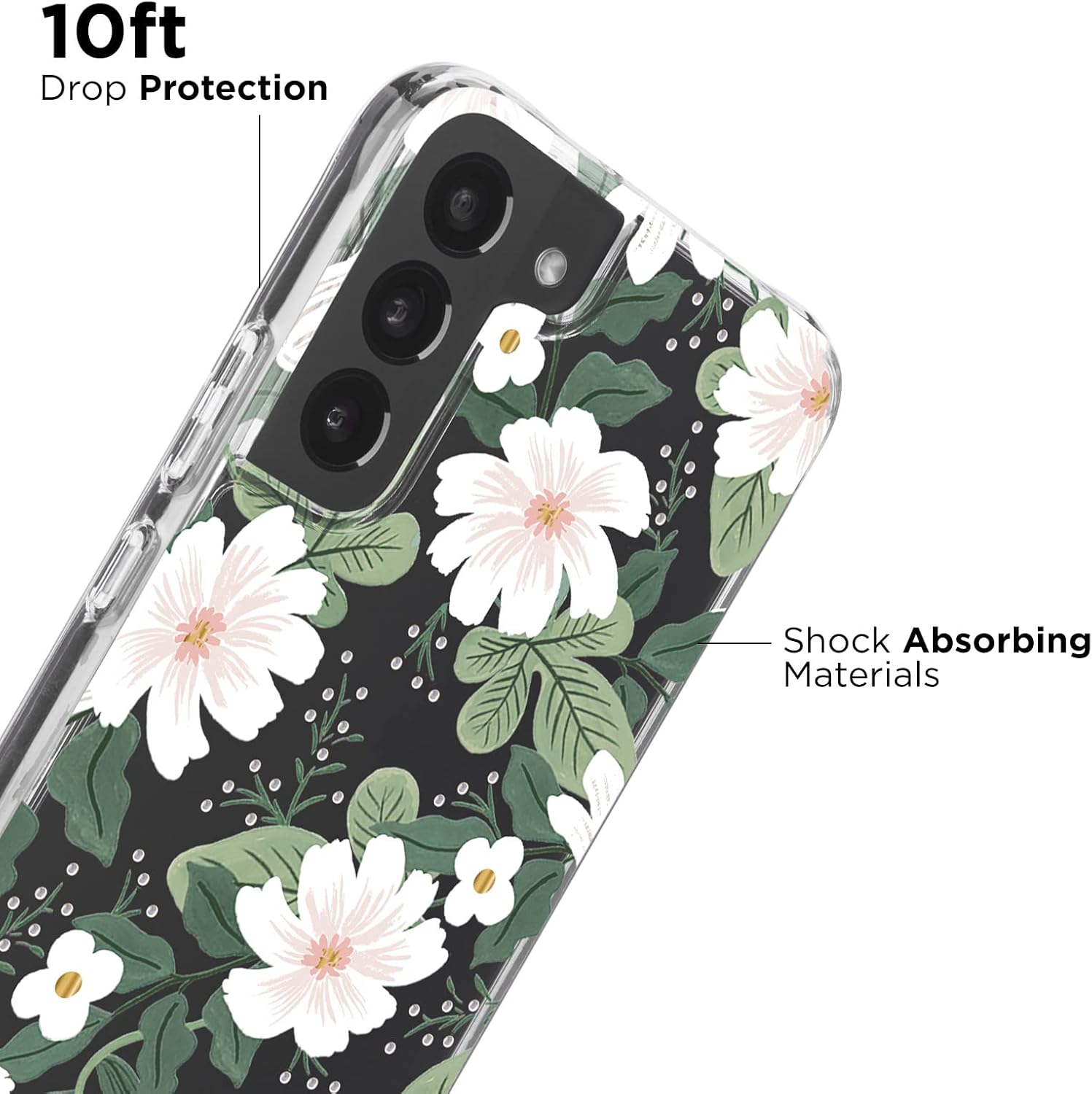 10ft Drop Protection  
Shock Absorbing Materials