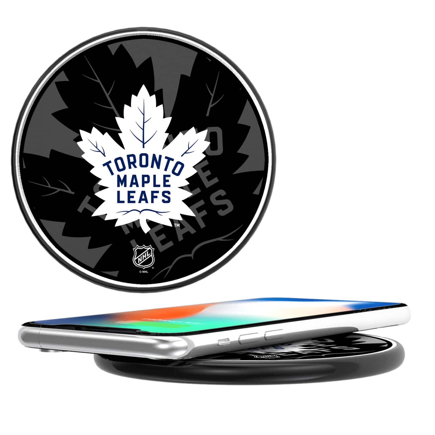 Keyscaper - Toronto Maple Leafs Wireless Charger - Multicolor