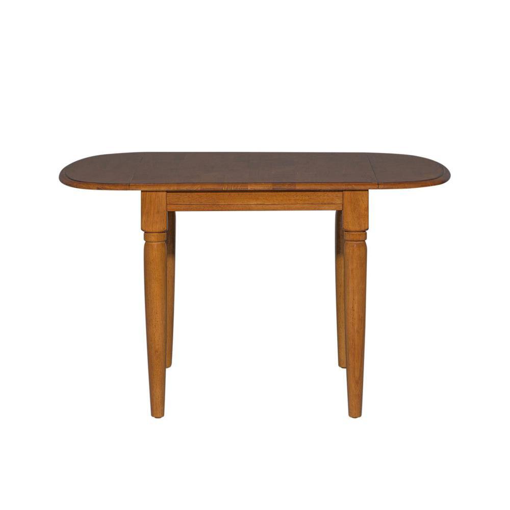 Alt View 1. Liberty Furniture Industries - Creations Drop Leaf Table - Tobacco in Various - Brown.