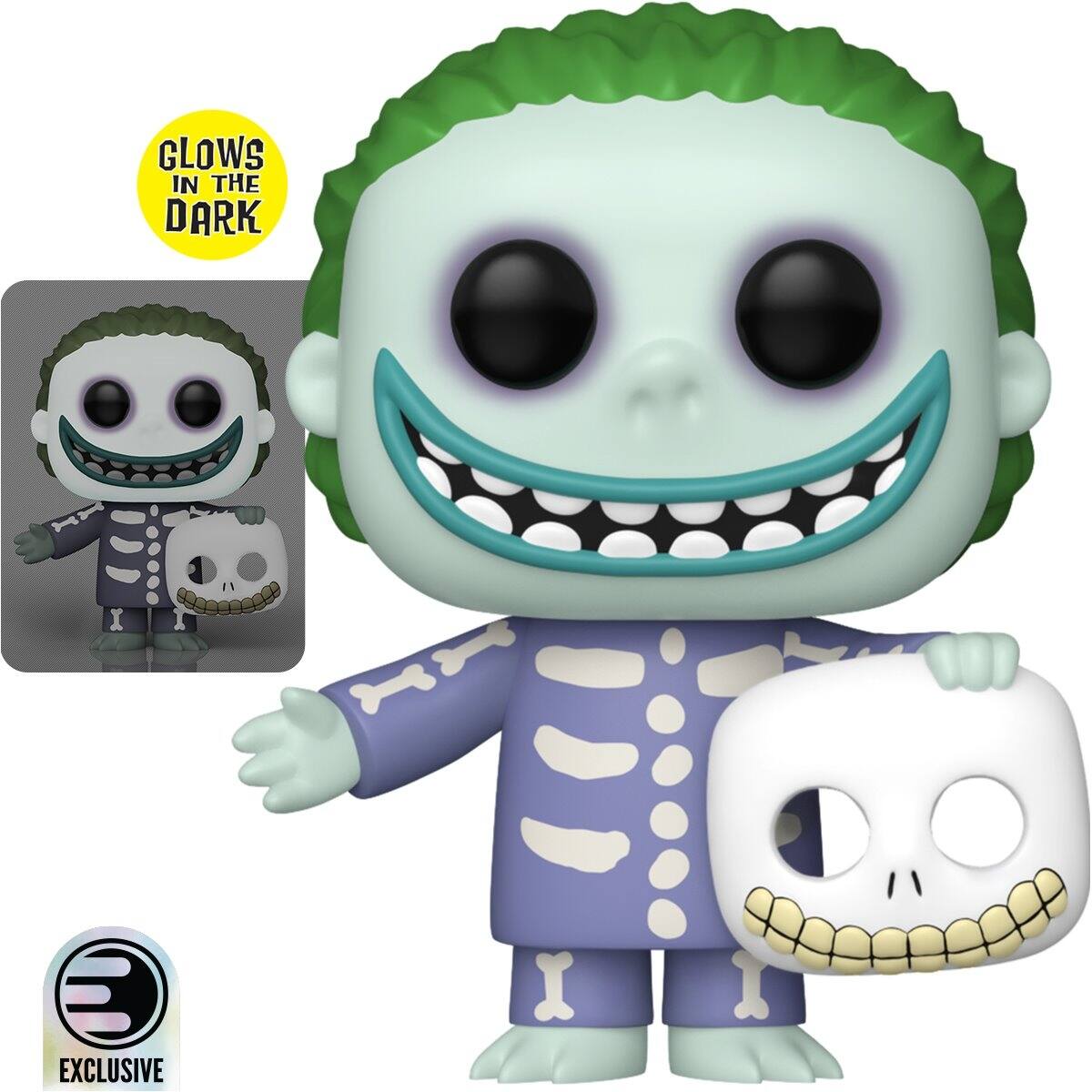 GLOWS IN THE DARK  
EXCLUSIVE