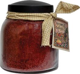 BreeBe - Cinnamon Twist Papa Jar Candle 34oz - Red, Black