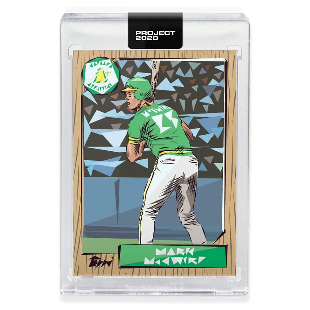 Topps - PROJECT 2020 Card 60 - 1987 Mark McGwire by Naturel - Green