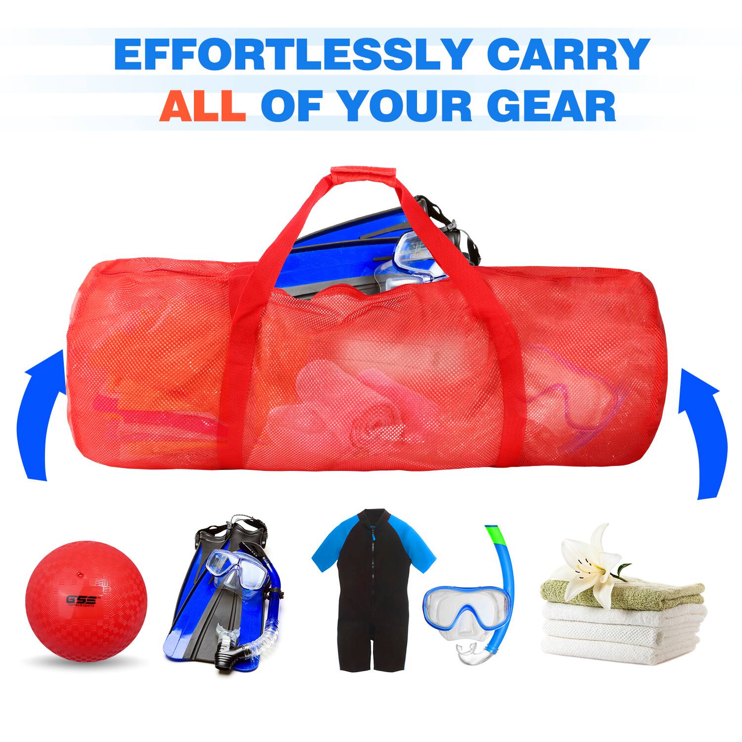 EFFORTLESSLY CARRY ALL OF YOUR GEAR GSS