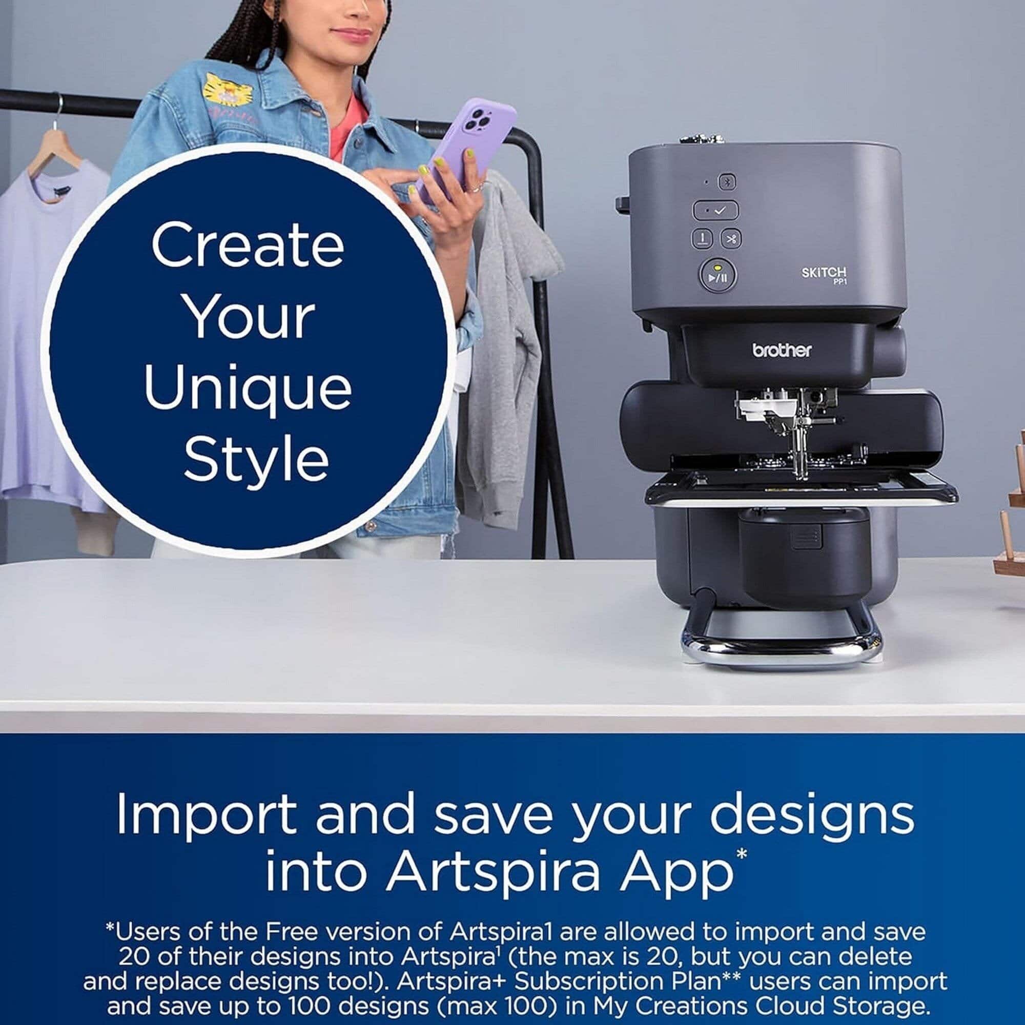Create Your Unique Style
Import and save your designs into Artspira App*
*Users of the Free version of Artspira are allowed to import and save 20 of their designs into Artspira* (the max is 20, but you can delete and replace designs too!). Artspira+ Subscription Plan** users can import and save up to 100 designs (max 100) in My Creations Cloud Storage.