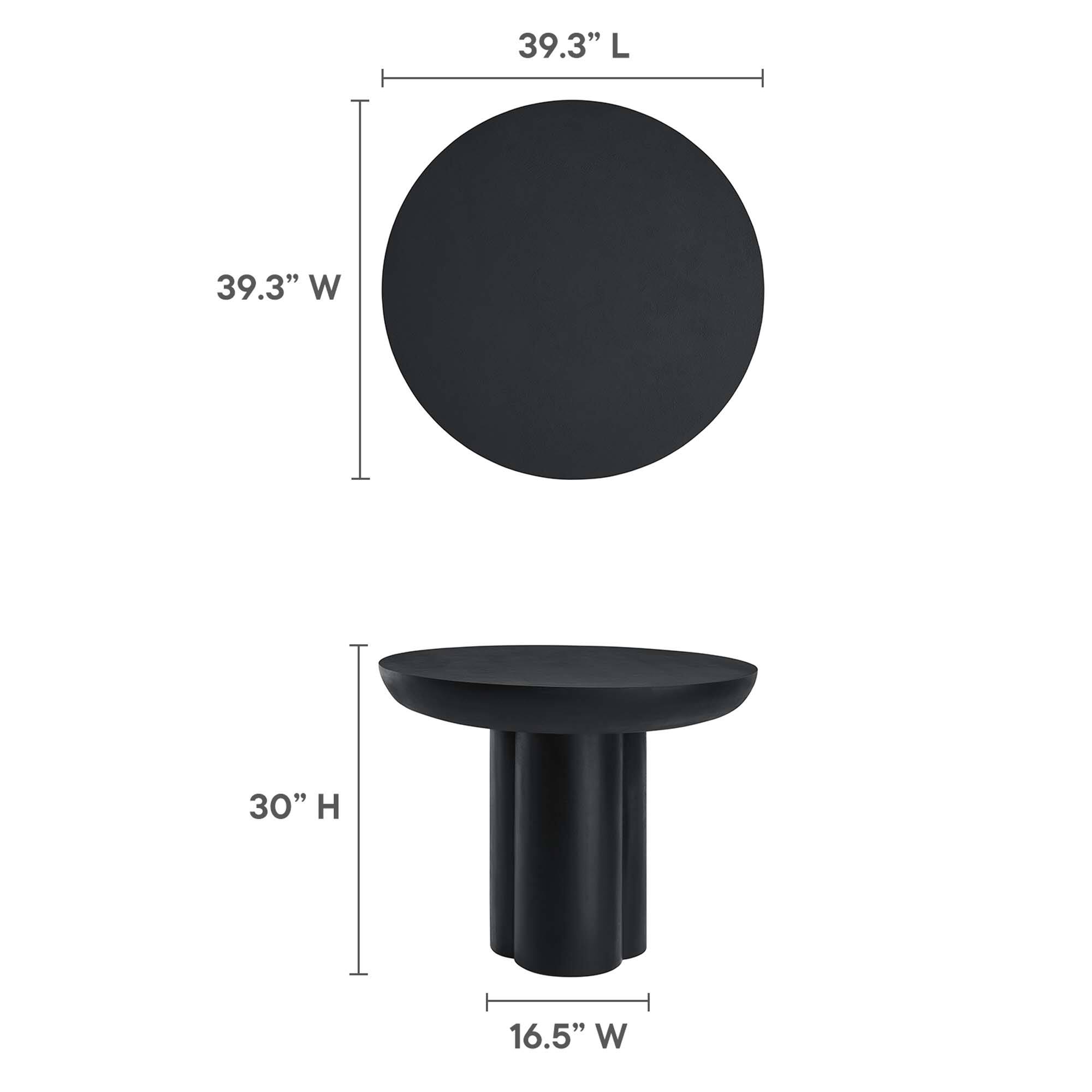 39.3" L x 39.3" W x 30" H x 16.5" W