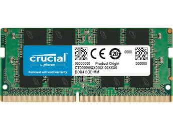 Crucial 8GB 260 Pin DDR4 SO DIMM DDR4 3200 (PC4 25600) Laptop Crucial 8GB 260 Pin DDR4 SO DIMM DDR4 3200 (PC4 25600) Laptop