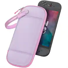 Front. Kitcheniva - Lightweight Carrying Case For Nintendo Switch 2 2025 With Pocket Purple - Purple.
