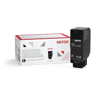 Sure, here is the corrected and grouped text:
---
**Xerox**
**High-Capacity Black Toner Cartridge**
- Cartouche de toner noir haute capacité
- Cartuccia toner nero ad alta capacità
- Hochleistungs-Tonerpatrone Schwarz
- Cartucho de toner negro de alta capacidad
- Cartucho de toner negro de alta capacidad
- Нерівний тонер-картридж більшої еквівідності
**Xerox® VersaLink C620 Color Printer**
**Xerox**
**Black Toner Cartridge**
---
This text is grouped and corrected based on the image provided.