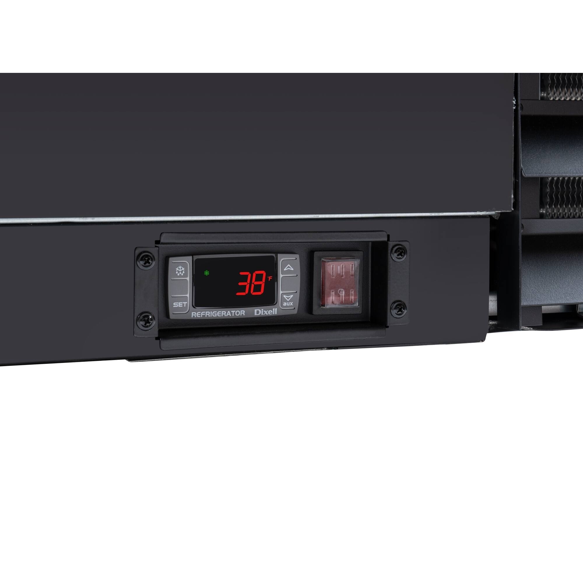 The text on the image reads "38 SET aux REFRIGERATOR Dixell." This text is grouped as follows: "38 SET aux REFRIGERATOR Dixell."