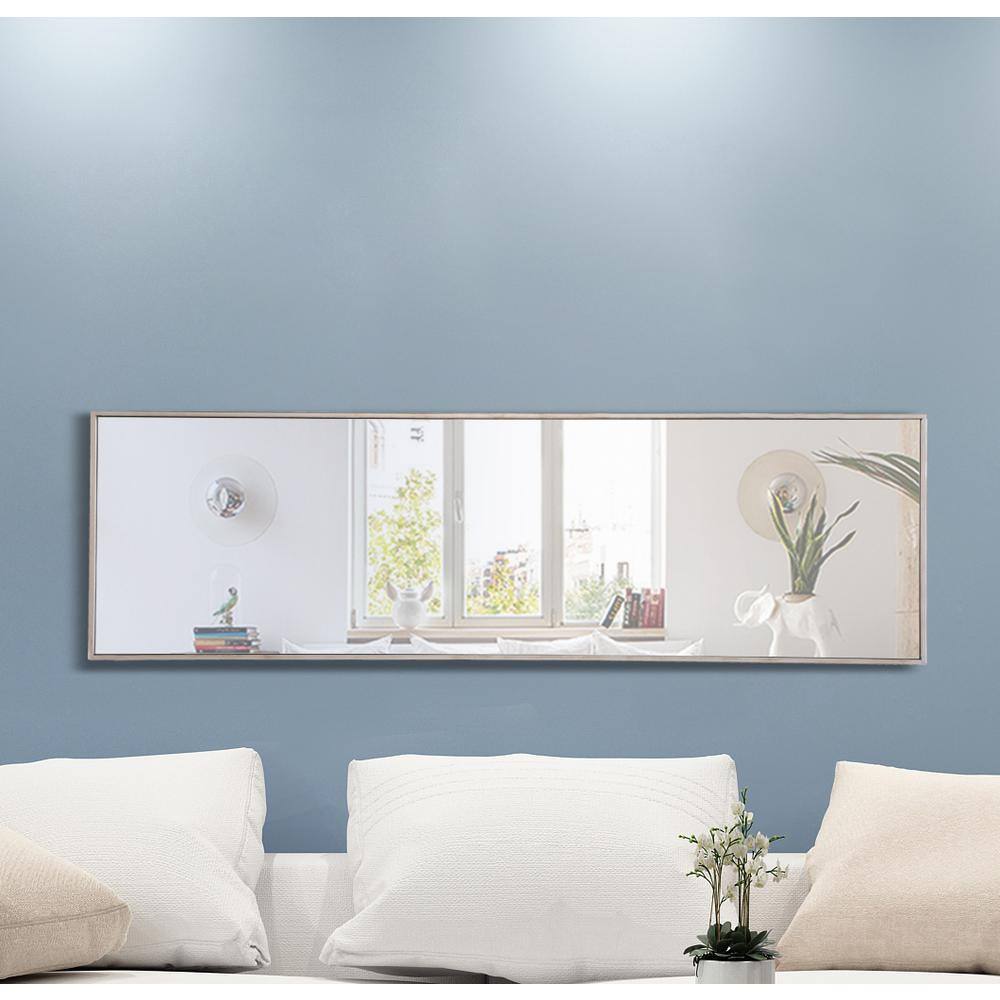 Alt View 7. Elegant Decor - Metal frame Rectangle Mirror 18 inch Silver - Silver.