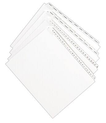Alt View 5. Avery - Legal Pre-Printed Paper Divider Collated Set, 76-100 Tabs, White, Allstate Style, Letter Size (01704) - White.
