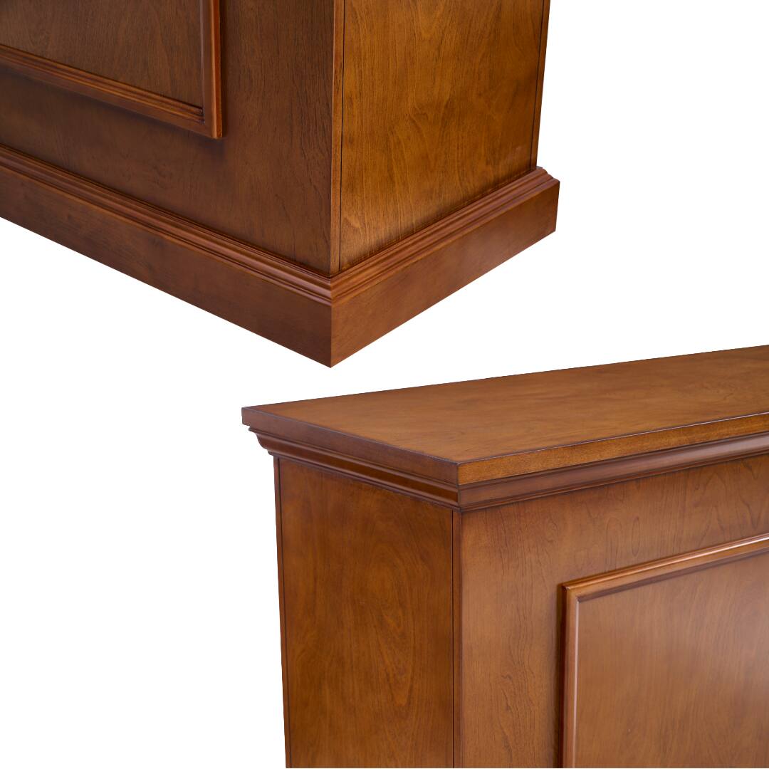 Alt View 8. Touchstone Home Products - The Elevate by Touchstone - Smart Motorized TV Lift Cabinet for Flat Screen TVs up to 50 Inches - Honey Oak.