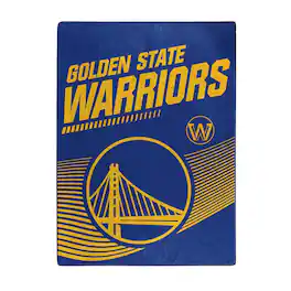 Sweet Home Collection - NBA Golden State Warriors 60" x 80" Raschel Throw Blanket - Blue
