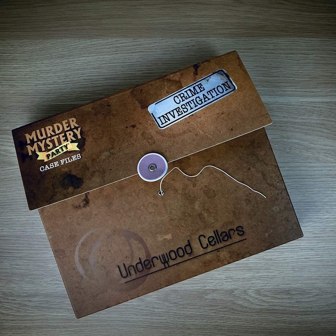 MURDER MYSTERY PARTY  
CASE FILES  

CRIME INVESTIGATION  

Underwood Cellars