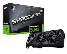msi OC Edition X 16GB GDDR7 SHADOW GeForce RTX - RTX 5080 5080 Reflex Studio Ray Tracing DLSS 4
