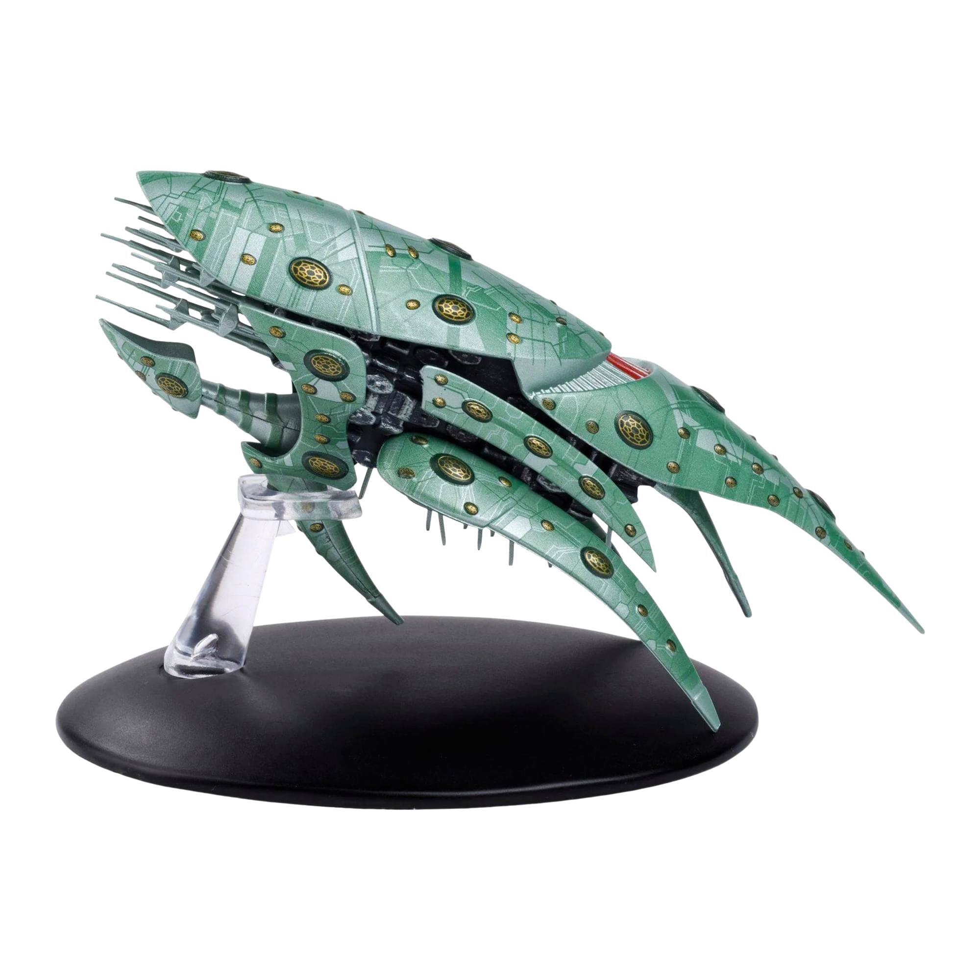 Alt View 10. Eaglemoss - Eaglemoss Star Trek Starship Replica | Romulan Drone - Green.