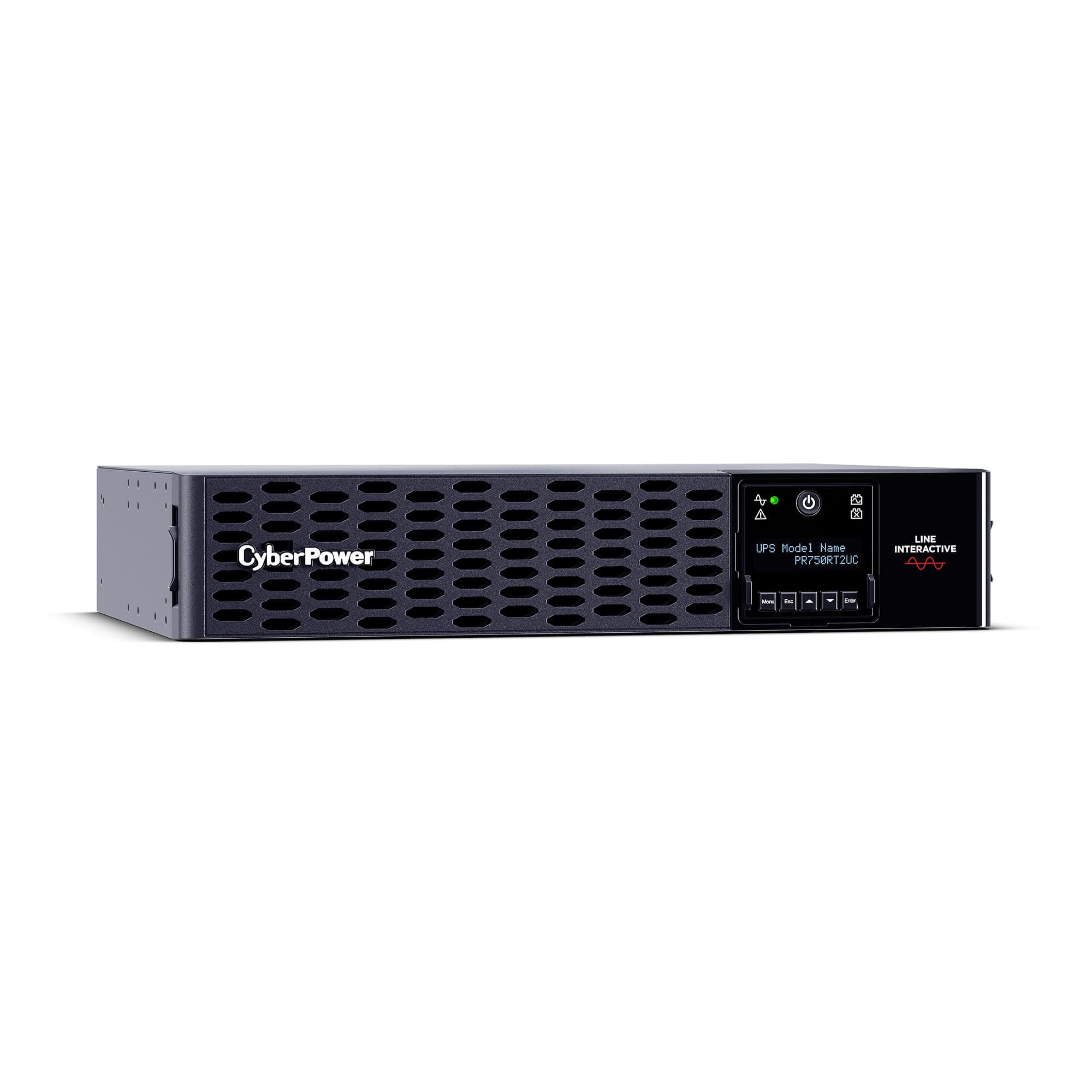 CyberPower - Smart App Sinewave PR750RT2UC 750VA Rack/Tower UPS - Black