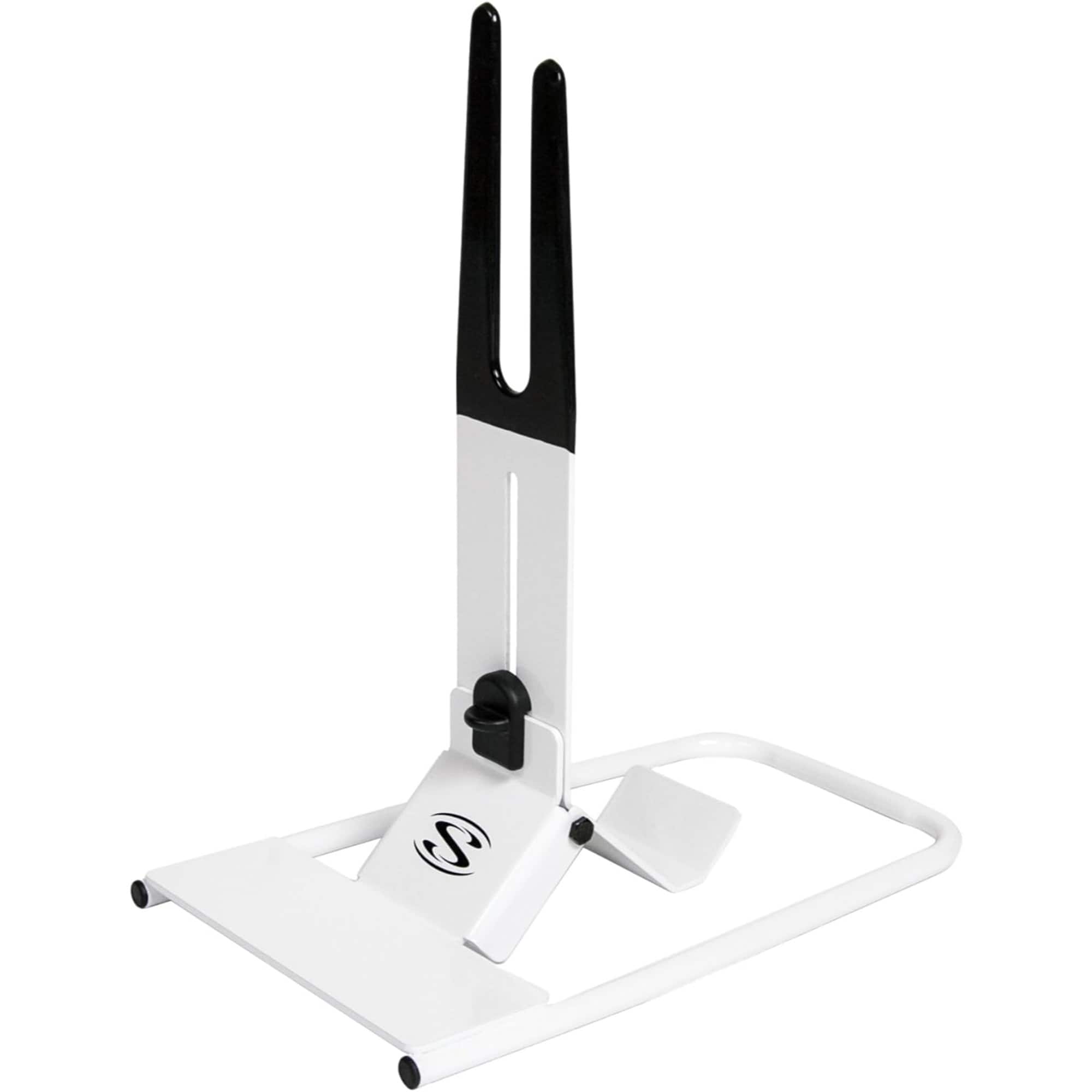 Saris - The Boss Bike Stand - Foldable and Lightweight - Rear Wheel Single Bike Stand - White