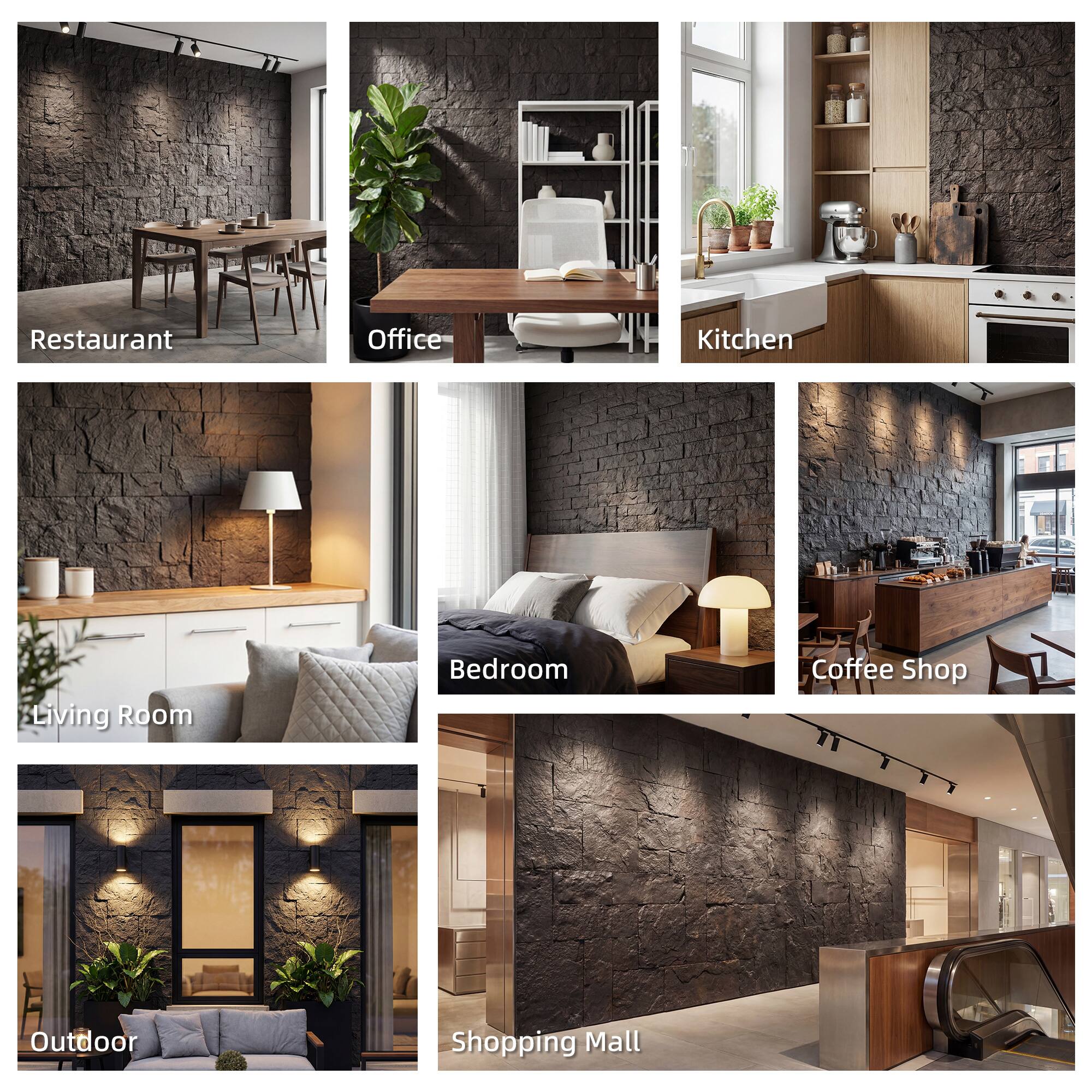 Restaurant  
Office  
Kitchen  
Living Room  
Bedroom  
Coffee Shop  
Outdoor  
Shopping Mall