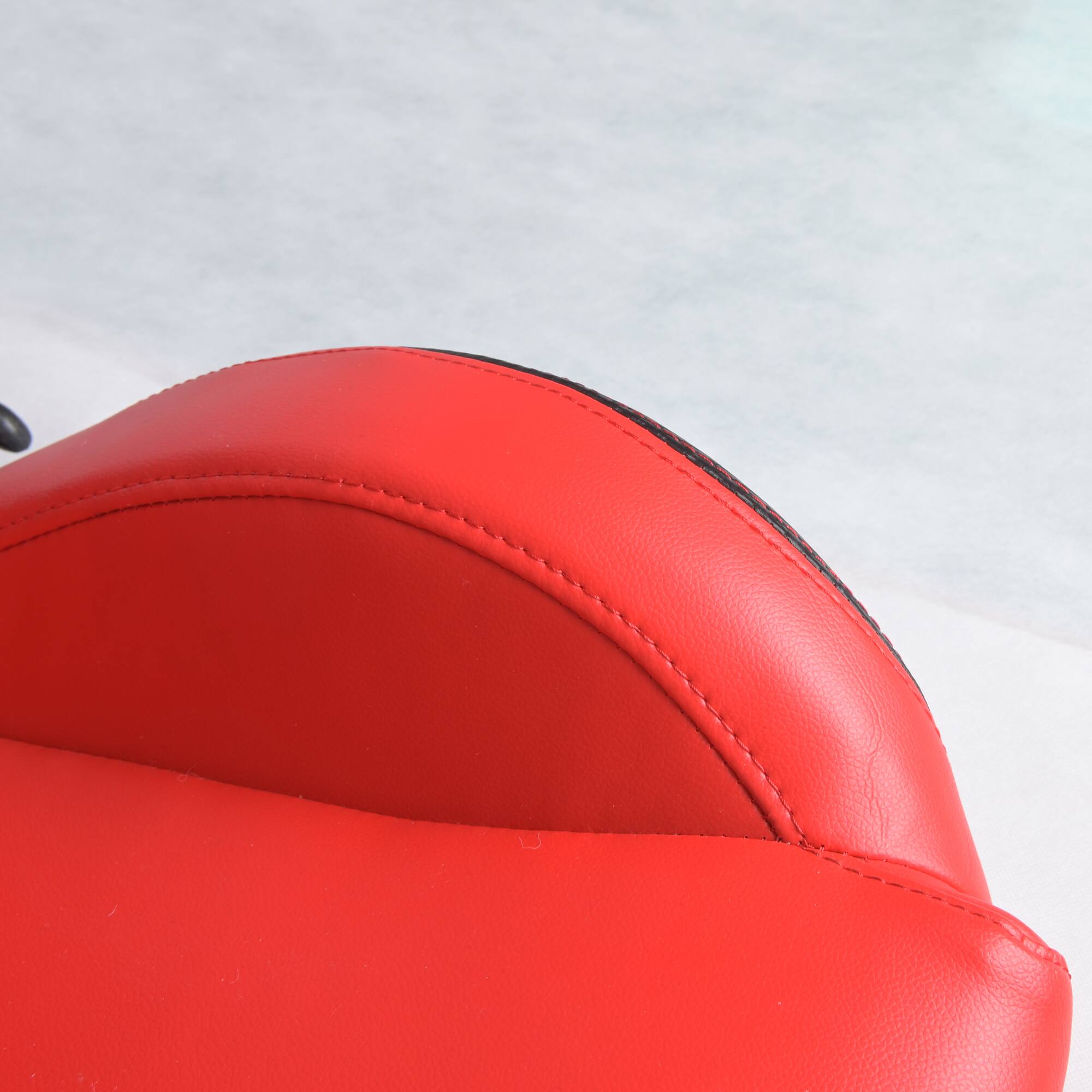 Alt View 1. LOVMOR - 1-Piece Universal Racing Seat with Dual Lock Sliders, 45 to 165 Recline, Bracket Not Included - Red.