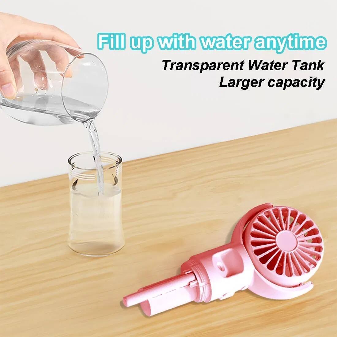 Fill up with water anytime  
Transparent Water Tank  
Larger capacity